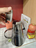 津盼玻璃冷水壺耐高溫家用食品級高硼硅大容量?jì)λ蟛枧莨b涼水杯 煙灰木蓋冷水壺1800ml 曬單實(shí)拍圖