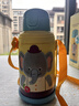 樂(lè )扣樂(lè )扣（LOCK&LOCK）【雙飲蓋】?jì)和蠈W(xué)專(zhuān)用保溫杯304不銹鋼卡通水杯【大象】550ml 曬單實(shí)拍圖