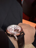 上海（SHANGHAI）手表男款 國民系列 夜光多功能飛輪 男士自動(dòng)機械男表 924白 曬單實(shí)拍圖