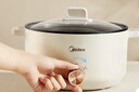 美的（Midea）電煮鍋 電火鍋 宿舍小電鍋 電炒鍋一體鍋多功能料理電熱鍋 3L多用途鍋煮煎炒鍋泡面鍋 HGE2510  曬單實(shí)拍圖