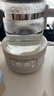 摩飛電器（Morphyrichards）全玻璃養生壺恒溫水壺家用燒水壺多段控溫電熱水壺極速風(fēng)冷沖奶泡奶機MR5602 1.2L 椰奶白 曬單實(shí)拍圖