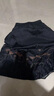 EDGIITINEE春夏季重工刺繡香云紗半身裙復古黑色高腰裙大碼媽媽裝顯瘦半裙女 黑色刺繡半身裙 3XL 140-150 曬單實(shí)拍圖