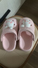 牧童兒童拖鞋夏男寶寶洞洞鞋軟底女童卡通洗澡嬰幼兒家居鞋萌兔粉150 曬單實(shí)拍圖