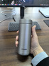 虎牌（TIGER）新款304不銹鋼保溫夢(mèng)重力輕便攜直身杯MMZ-K035 單位團購定制LOGO 霧鈦銀 350ml（XM) 曬單實(shí)拍圖