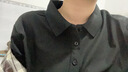 新佐倫短袖t恤男2026夏季新款冰絲薄款翻領(lǐng)男士商務(wù)POLO衫男裝上衣 曜石黑 【京東快遞】 L 建議115-130斤 曬單實(shí)拍圖