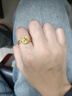 世紀緣黃金戒指女牡丹花足金古法琺瑯國風(fēng)送女友生日禮物 6.76g16圈號 曬單實(shí)拍圖