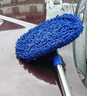 悅卡（YUECAR）擦車(chē)洗車(chē)拖把車(chē)用撣子專(zhuān)用刷車(chē)神器彎桿伸縮汽車(chē)清潔工具用品-藍 曬單實(shí)拍圖