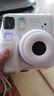 INSTAX富士instax立拍立得 一次成像相機 miniSE（mini7+升級款）白色 曬單實(shí)拍圖