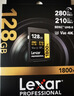 雷克沙（Lexar）v60sd卡uhs-II相機內存卡高速4K單反相機存儲卡 128G 1667x PRO讀250M寫(xiě)120M UHS-II V60SD卡 曬單實(shí)拍圖