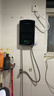 志高（CHIGO）即熱式電熱水器超薄小廚寶 6500W變頻恒溫智能省電出租房家用洗澡免儲水 黑色 包安裝 KBR-B65 曬單實(shí)拍圖