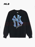 MLB男女圓領(lǐng)長(cháng)袖衛衣休閑寬松25年秋季新款3AMTB3254-50BKS-M 曬單實(shí)拍圖