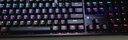 雷神（ThundeRobot）K104極夜 有線(xiàn)機械鍵盤(pán)混彩背光電腦游戲筆記本辦公家用全鍵無(wú)沖無(wú)畏契約cs2 青軸104鍵 曬單實(shí)拍圖