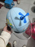 永久3C認證兒童頭盔男女孩3-12歲半盔6-12歲卡通可愛(ài)寶寶安全帽四季夏季防曬105淺藍色【高清長(cháng)鏡】 曬單實(shí)拍圖