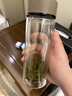富光男女士雙層玻璃杯 高硼硅玻璃304茶隔水杯子 帶茶隔泡茶杯320ml 曬單實(shí)拍圖
