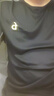 飛比特【銀離子T】男士短袖夏季半袖透氣運動(dòng)休閑健身上衣跑步 經(jīng)典黑 M 曬單實(shí)拍圖