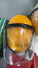 哥爾姆安全帽 帶面罩工地 GM793 黃色 工人施工 abs安全頭盔 帽子 透氣 廠(chǎng)直定制 曬單實(shí)拍圖