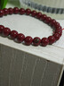 金石靈朱砂手串護身符男女款紫金砂轉運珠佛珠情侶手鏈本命年生日禮物 曬單實(shí)拍圖