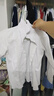 羅蒙女童襯衫長(cháng)袖白色打底襯衣小學(xué)生幼兒園畢業(yè)校園服飾演出 蕾絲130 曬單實(shí)拍圖