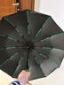 小魔雨傘全自動(dòng)折疊傘木柄商務(wù)傘大號抗風(fēng)男士黑膠遮陽(yáng)晴雨兩用三折傘 【總裁款】120骨加大商務(wù)木柄傘 曬單實(shí)拍圖