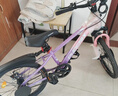 鳳凰官方旗艦店兒童自行車(chē)男女變速青少年學(xué)生山地車(chē)碟剎賽車(chē) 星際 粉紫【變速】輻條輪 22寸【適合130-170cm】 曬單實(shí)拍圖