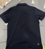 伯希和（Pelliot）戶(hù)外速干polo衫商務(wù)T恤男女速干衣夏季短袖翻領(lǐng)半袖11421507藍L 曬單實(shí)拍圖