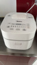 美的（Midea）電飯煲家用智能HI電飯鍋2-3-4-5-6人IH電磁加熱大火力快煮精鋼厚釜內膽一鍵柴火飯3L IH飯煲白色(2-6人) 3L 曬單實(shí)拍圖