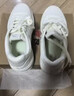 安踏男鞋板鞋小白鞋子男士運動(dòng)鞋春季皮面防潑水厚底增高減震休閑鞋 【厚底減震小白鞋】象牙白/芯片灰-1 41 (255mm) 曬單實(shí)拍圖
