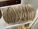 漫生活手工麻繩貓咪繩子捆綁裝飾包裝黃麻貓抓板4mm長(cháng)100米帶配件膠水 曬單實(shí)拍圖