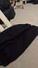 凡客誠品（VANCL）男女同款寬松闊腿300g直筒褲休閑褲四季可穿長(cháng)褲子 黑色單層華棉直筒褲 3XL /170斤 曬單實(shí)拍圖