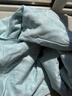 水星家紡100%蠶絲夏被 蘭亭冰芯抗菌水洗蠶絲夏被A類(lèi)抗菌夏涼被200×230cm 曬單實(shí)拍圖