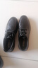 紅蜻蜓真皮正品皮鞋頭層牛皮輕便軟底男士商務(wù)休閑皮鞋WJA33220 黑色 40 曬單實(shí)拍圖