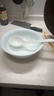 斯凱綈（Sky Top）大號湯勺陶瓷飯勺子餐勺骨瓷家用酒店餐具純白亨利大調羹1件裝 曬單實(shí)拍圖