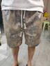 NASALIKE官方美式扎染休閑短褲男士夏季大碼寬松直筒五分褲學(xué)院風(fēng)運動(dòng)短褲 杏灰色 XL (建議 130-150斤) 曬單實(shí)拍圖