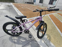 鳳凰（Phoenix）兒童山地自行車(chē)5-16歲女男孩減震變速22寸粉色 適合身高135-160cm 曬單實(shí)拍圖