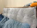 京東京造雙人床頭靠墊 靠背墊床上飄窗軟包沙發(fā)腰護三角大靠背腰墊可拆洗 曬單實(shí)拍圖