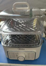 美的（Midea）電蒸鍋22L三層大容量0涂層電蒸箱家用電熱鍋智能多用途鍋28秒上汽蒸包子鍋全透視窗ZGC322301 曬單實(shí)拍圖