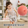 Hape(德國)兒童玩具拍拍球無(wú)聲室內小皮球玩具彈力靜音球紅色E8757 曬單實(shí)拍圖