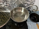 美亞（MEYER）加厚不銹鋼火鍋鍋家用湯鍋打邊爐電磁爐燃氣灶通用 湯鍋 30cm 曬單實(shí)拍圖