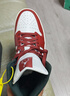 Jordan男AJ1小芝加哥配色 JORDAN 1中幫運動(dòng)休閑鞋DQ8426-105白紅42.5 曬單實(shí)拍圖