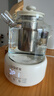 小質(zhì)養生壺1.5L全玻璃花茶壺帶燉盅0膠水0金屬恒溫煮茶器辦公室熱牛奶神器保溫家用燒水電熱水壺YSH12B 曬單實(shí)拍圖