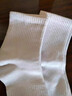 莫代爾5雙襪子男長(cháng)筒新疆棉春夏10A抗菌防臭吸汗白色學(xué)生耐磨中筒襪四季 【長(cháng)筒襪】白色 5雙 均碼 【60%新疆棉防臭】 曬單實(shí)拍圖