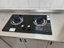 榮事達燃氣灶天然氣家用一級能效液化氣煤氣灶雙灶臺嵌入式臺式兩用灶具 鋼化玻璃 熄火保護+童鎖保護 天然氣 曬單實(shí)拍圖