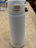 膳魔師（THERMOS）316L不銹鋼吸管杯小學(xué)生幼兒園兒童水杯大容量保溫杯500ml 白 曬單實(shí)拍圖