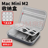 OLYSON適用蘋(píng)果MacMini M2Pro收納盒Apple M1/M4 Max迷你主機收納包電腦專(zhuān)用硬殼包便攜手提袋防摔保護套 【氣囊+綁帶】牛津黑  30×21cm 曬單實(shí)拍圖