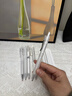咔巴熊高顏值按動(dòng)中性筆簽字筆0.5mm黑筆學(xué)生考試用ST頭刷題筆ins風(fēng)順滑速干水性筆按壓筆CS筆尖碳素筆 【5支裝+10支原裝ST筆芯】冰透白ST+CS筆頭 曬單實(shí)拍圖