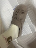 百麗（Belle）可愛(ài)蝴蝶結勃肯鞋女26春新款厚底增高羊皮包頭拖鞋B3079AH6預售 灰色 34 曬單實(shí)拍圖