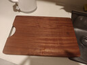 京東京造 菜板 砧案板切菜家用雙面實(shí)木抗菌 【烏檀整木】40*27*2.5cm 曬單實(shí)拍圖
