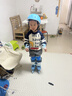 361°兒童輪滑鞋男童女童初學(xué)者溜冰鞋直排輪旱冰鞋八輪全閃 藍色 S碼 曬單實(shí)拍圖