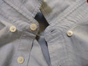 京東京造【純棉牛津紡】休閑襯衫男長(cháng)袖男襯衫外套襯衣春季男 淺藍色 41 曬單實(shí)拍圖