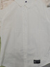 :CHOCOOLATEit純棉長(cháng)袖襯衫男春夏季新款通勤抗皺休閑外套男士 白色 XL 曬單實(shí)拍圖